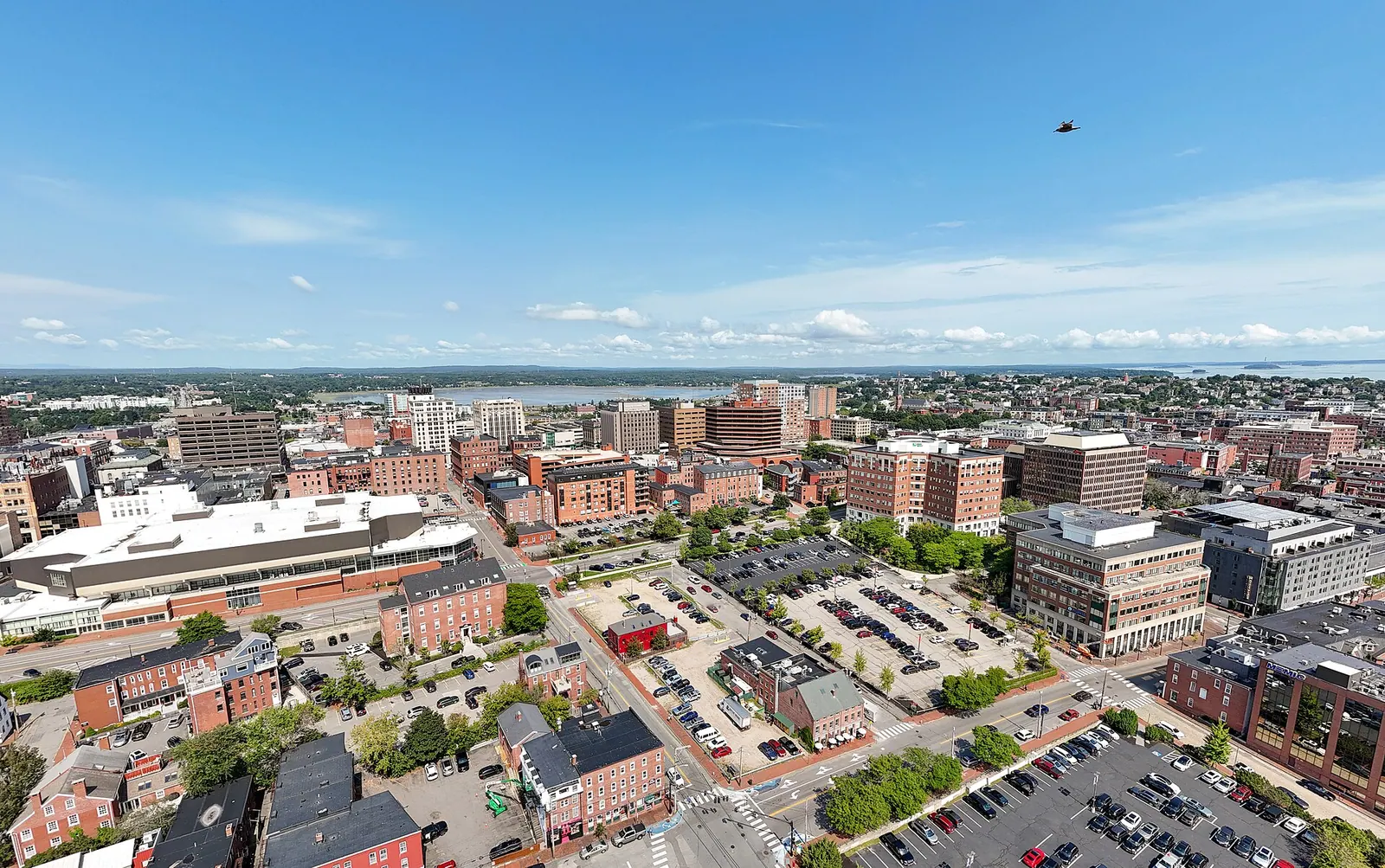 The Portland, Maine skyline